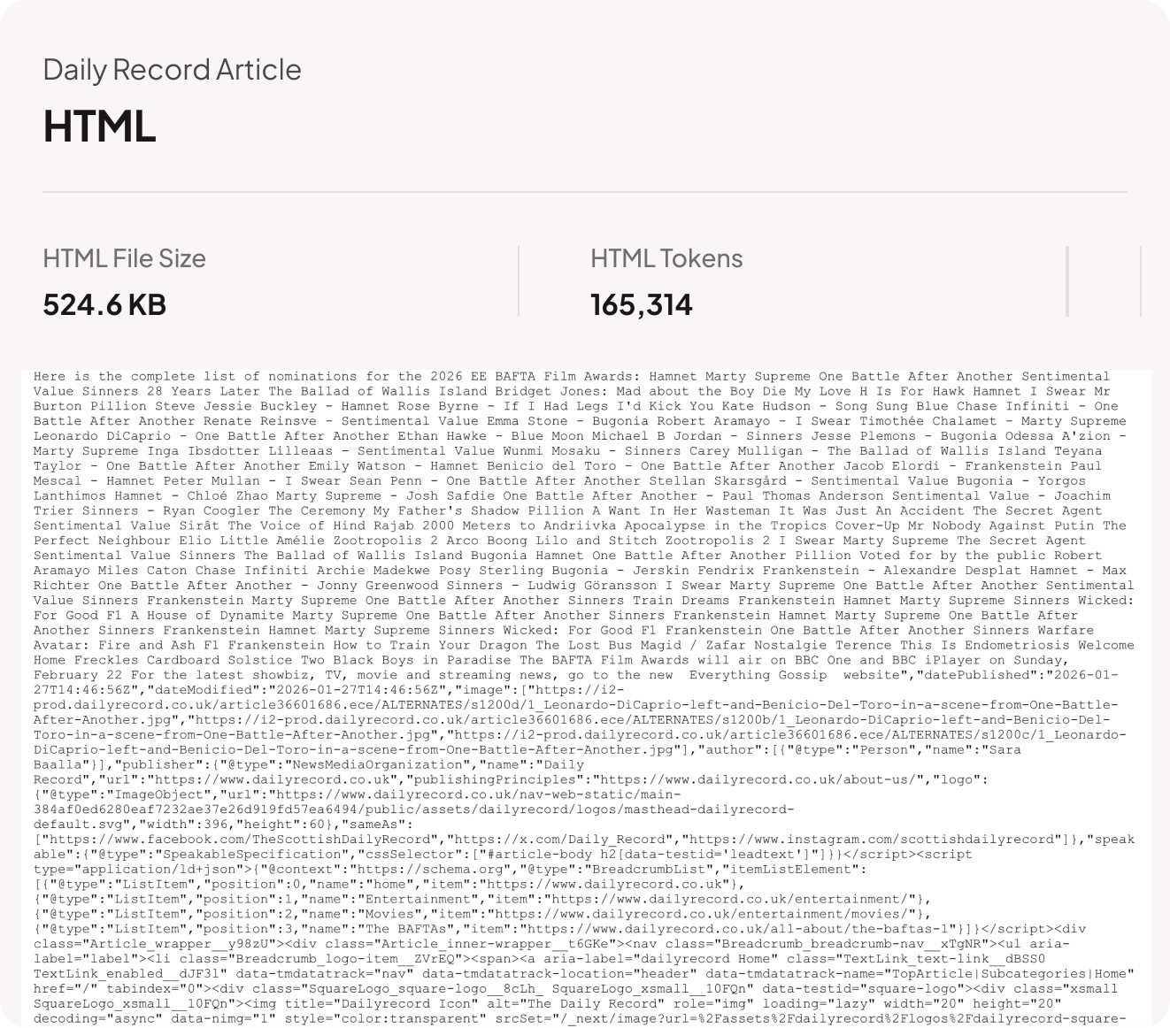 Daily Record article — raw HTML (524.6 KB)