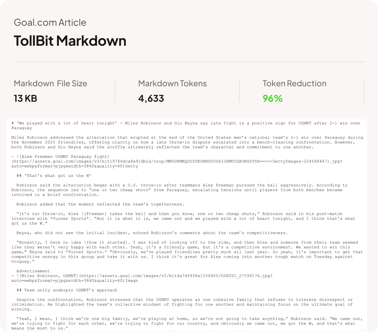 Goal.com article — TollBit Markdown (13.2 KB)