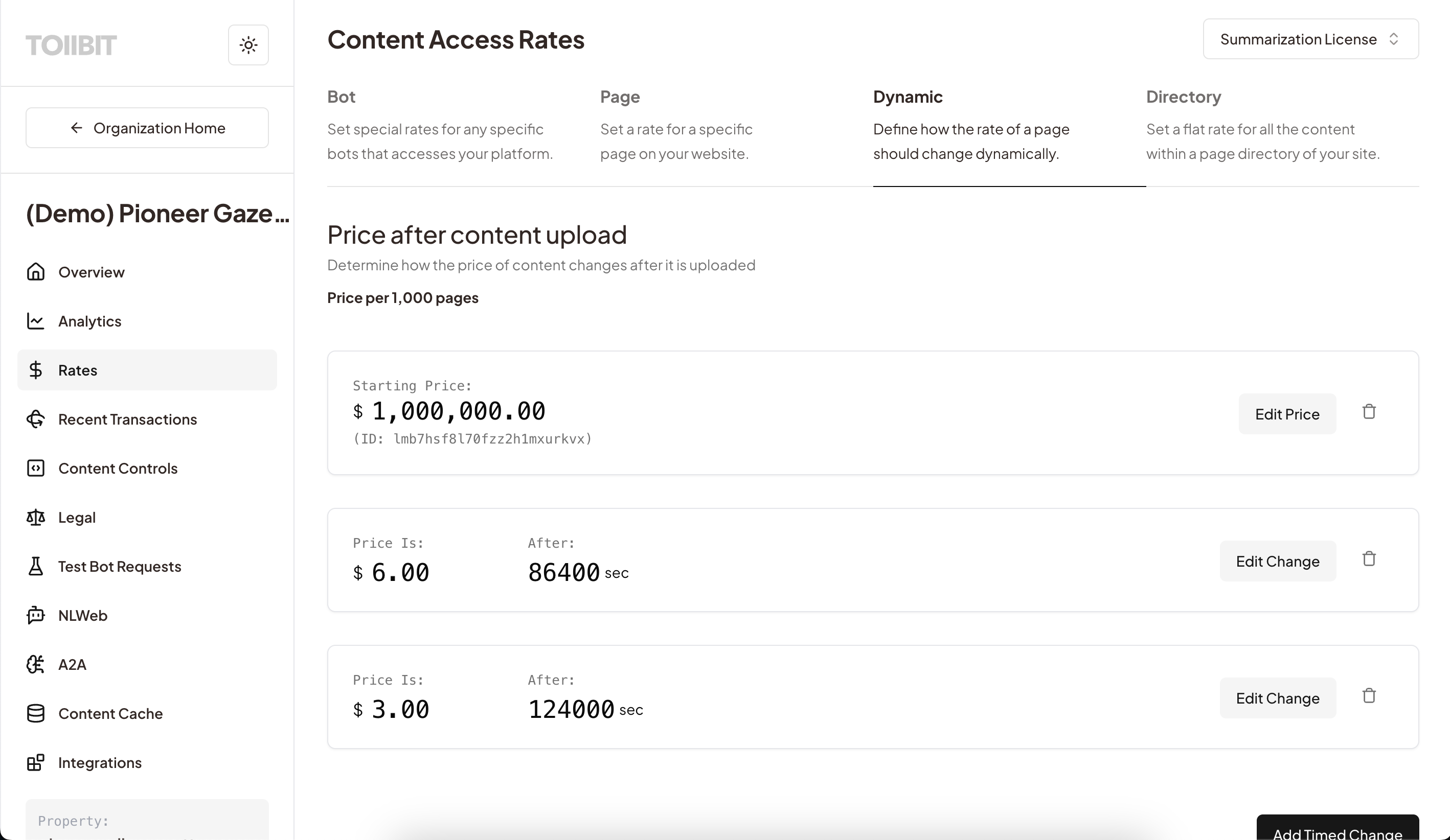 Embargo Configuration